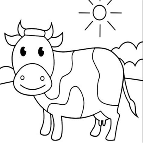 89 Desenhos De Vacas Para Imprimir E Colorir Com Lápis De Cor