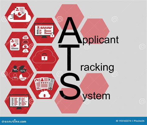 Applicant Tracking System Ats Sign Vector Stock Vector Illustration