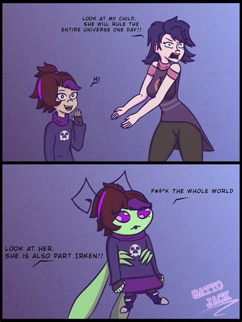 Invader Zim Tak Introduces His Daughter By Gattomultiversal On Newgrounds