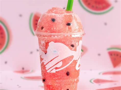 Taco Bells Watermelon Freeze With Candy Seeds Is Back Myrecipes