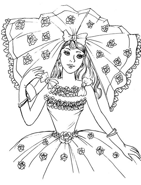 Pretty Girl Coloring Pages Coloring Home