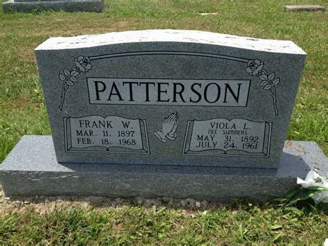 Frank W Patterson Billion Graves Record Patterson Franks Records