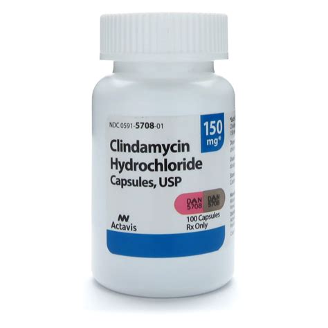 Clindamycin Hcl 150mg 100 Capsulesbottle Mcguff Medical Products