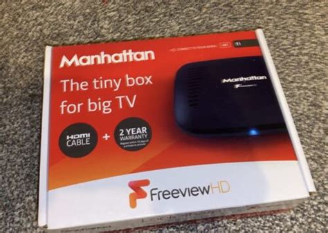 Manhattan T1 Freeview Hd Set Top Box With Freeview Hd Channels Ebay