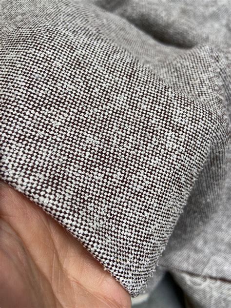 Textured Silk linen fabric by the yard | Etsy