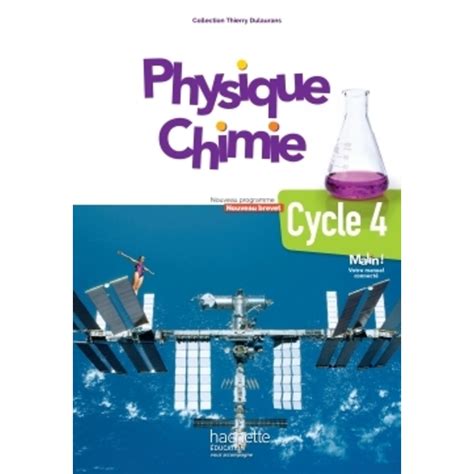 Physique Chimie Cycle 4 5e 4e 3e Livre Eleve Ed 2017