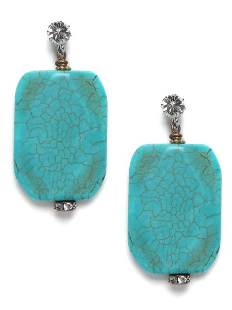 Turq Rock Drops Turquoise Drop Earrings Arm Jewelry Gorgeous Jewelry
