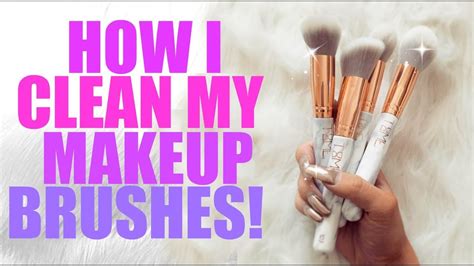 how to clean sanitize and moisturize your makeup brushes jade madden youtube