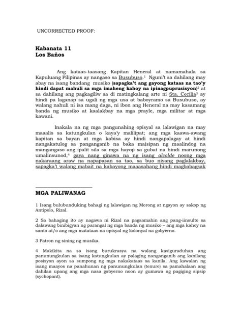 Kabanata 16 El Filibusterismo Philippin News Collections