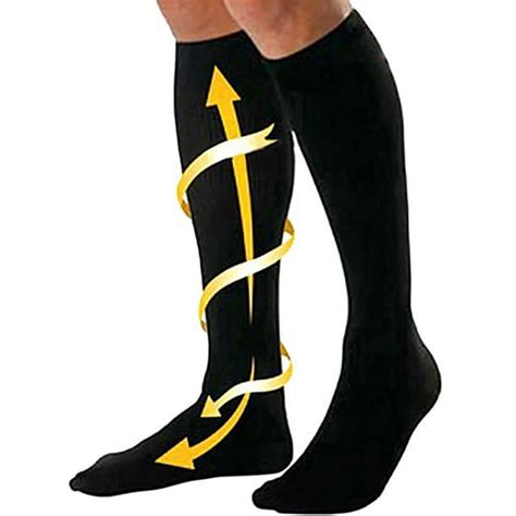 Pressure Compression Socks Support Stockings Leg Open Toe Knee High