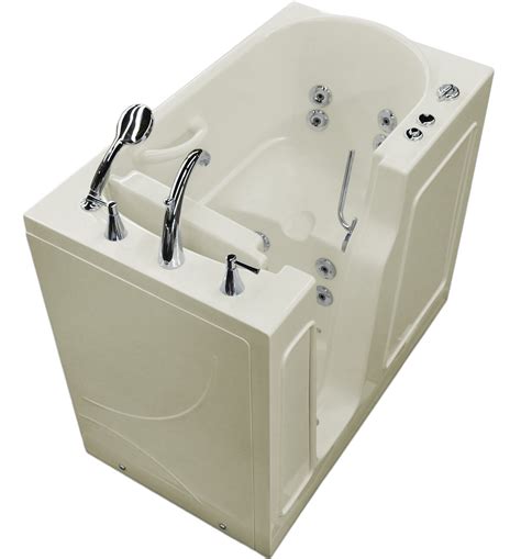 The whirlpool bathtub is particularly suitable for relieving muscle pain and everyday tensions. Therapeutic Tubs Prairie 46" x 26" Walk-In Whirlpool ...