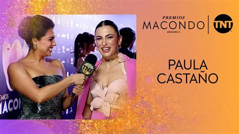 Paula Castaño En La Alfombra De Los Premios Macondo 2022 Premiosmacondotnt Youtube