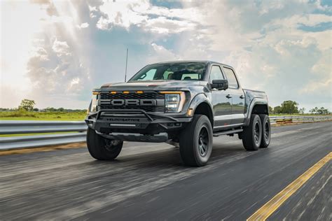 Topgear Hennessey Transforms The Ford F 150 Into The Velociraptor 6x6