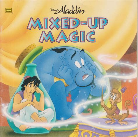 Mixed Up Magic Disneys Aladdin Golden Books Softcover Childrens 1995