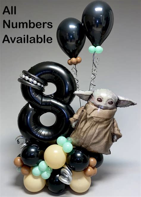 Latex Star Wars The Mandalorian The Child Baby Yoda Birthday Balloons