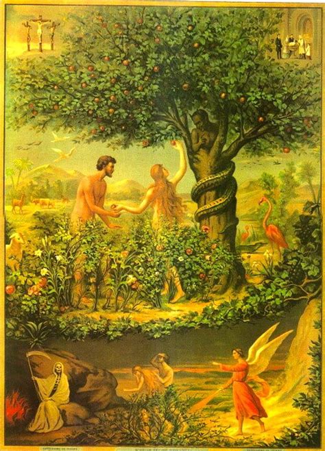 Pin By Maria Sophia On Adam And Eves Temptation Adam And Eve In The
