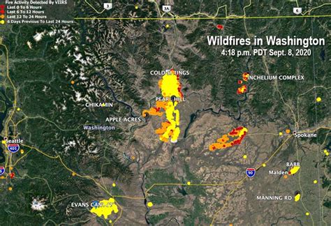 RealTime Wildfire Map