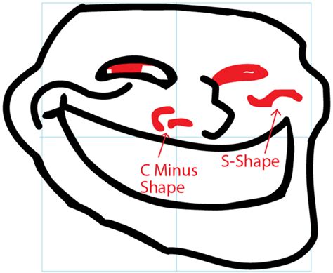 How To Draw Trollface With Easy Step By Step Drawing Tutorial How To