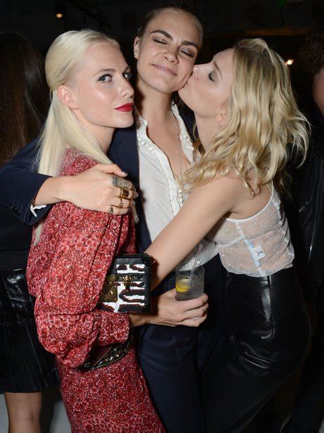 Sisterly Love Cara Poses With Sister Poppy Delevingne Backstage At