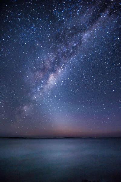 Milky Way Over Southern Ocean South Australia Photos Framed Prints