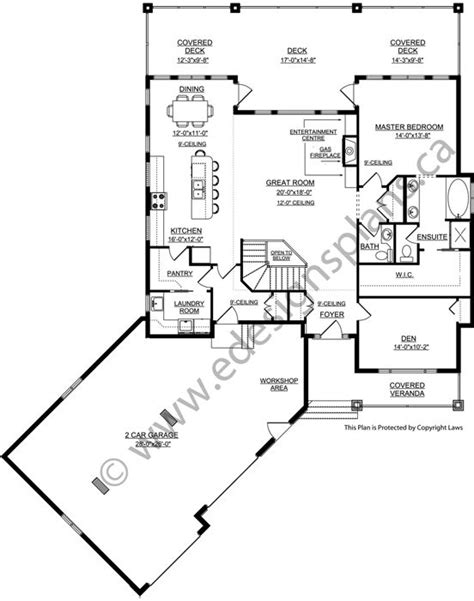 Dealing with a lot that slopes can make it tricky to build, but with the right house plan design, your unique lot can become a big asset. Plan 2013756: 1697 sq. ft. bungalow house plan with a walk ...