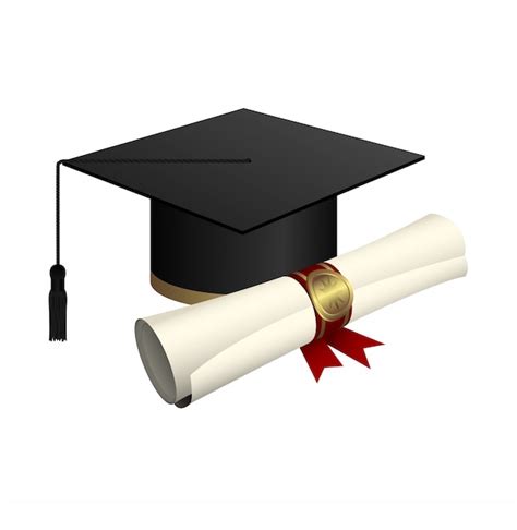 Premium Vector Graduation Cap And Diploma Design Illustration