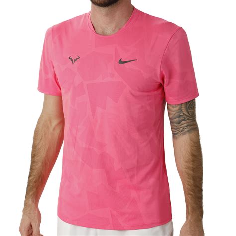 Nike rafael nadal rafa aeroreact habanero red tennis top shirt new mens 2xl xxltop rated seller. buy Nike Rafael Nadal Court AeroReact T-Shirt Men - Pink, Black online | Tennis-Point