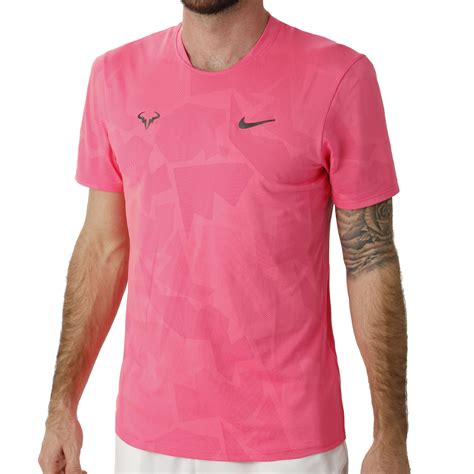 Auch heuer ist der spanier in paris der ganz große favorit. Nike Rafael Nadal Court AeroReact T-Shirt Herren - Pink ...