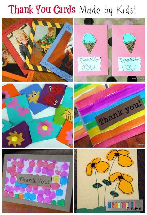 Teaching Kids To Write Thank You Letters Thank You Cards From Kids