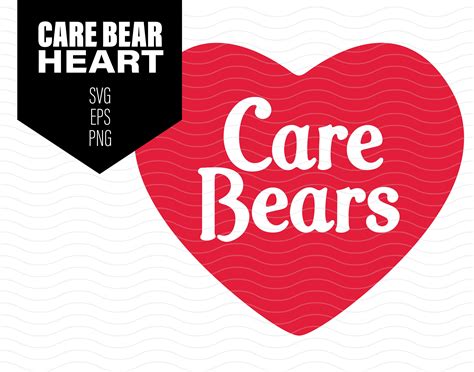 Care Bear Heart Logo Etsy