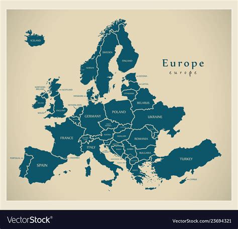 Map Of Europe With Labels 88 World Maps