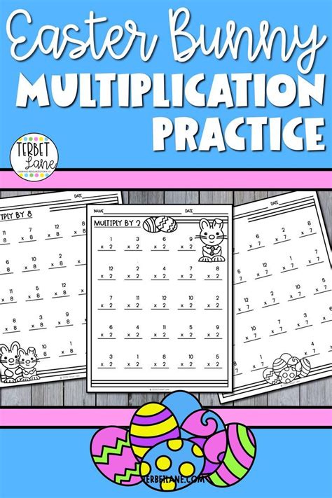 Easter Math Multiplication Fact Practice Worksheets Multiplication
