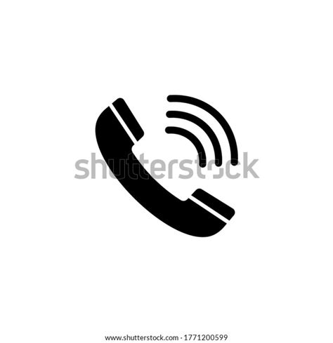 Telephone Icon Vector Phone Call Icon Stock Vector Royalty Free