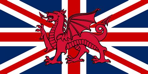 Flag Of The Uk Including Wales Rvexillology