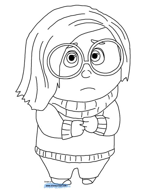 Coloring Pages Of Inside Out Characters : Inside Out Coloring Pages