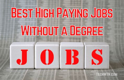 Top 10 Best High Paying Jobs Without A Degree Techwtn