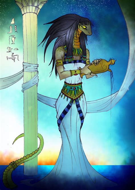 Kebechet By Hypernosis On Deviantart Egyptian Goddess Egyptian Gods