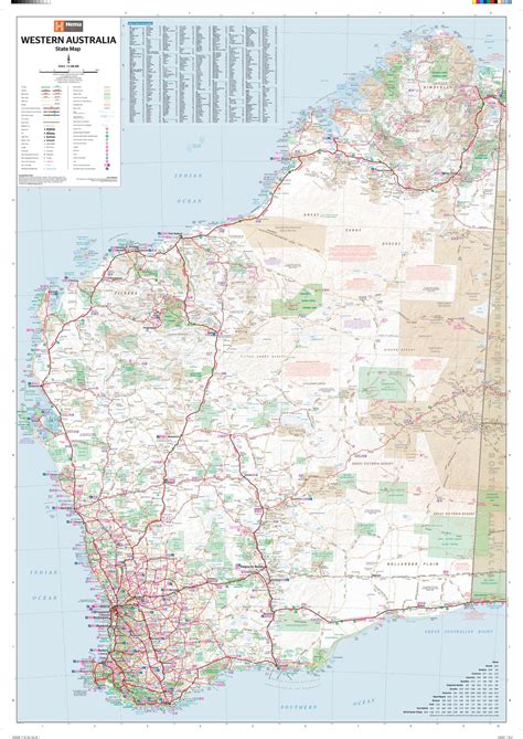 Detailed Map Of Western Australia