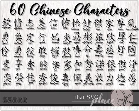 Chinese Symbols For Kindness