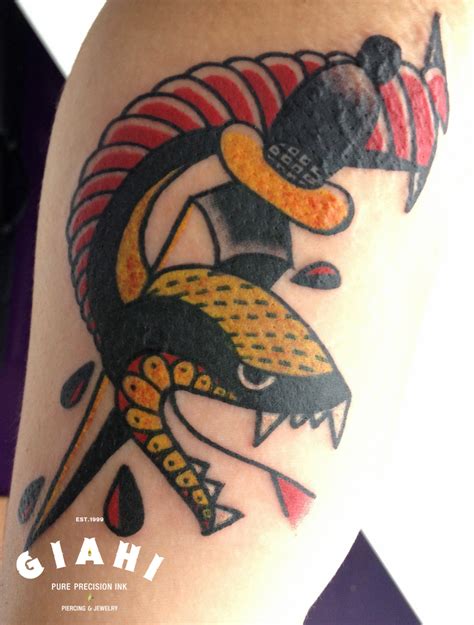 Dagger Snake Tattoo By Elda Bernardes Best Tattoo Ideas Gallery