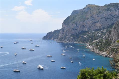 Beautiful Capri Island Italy Amalfi Coast Europe Stock Photo Image Of