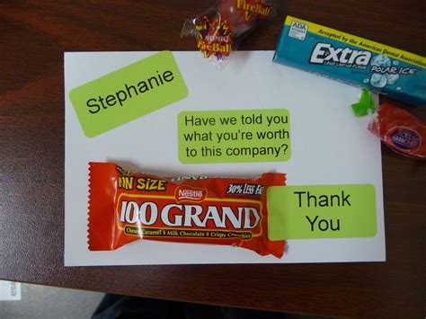 Appreciation Gram A Little Something For Your Employees Labels