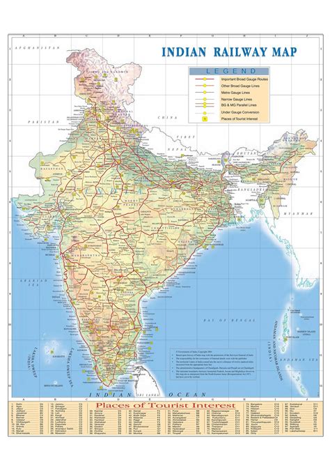 Indian Railway Map Indian Railway News