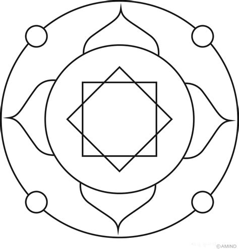 Easy Mandala Coloring Page - GetColoringPages.com