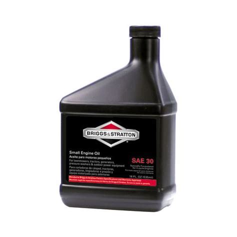 Briggs And Stratton Lawn Mower Small Engine Oil Sae 30 For 4 Cycle 18oz