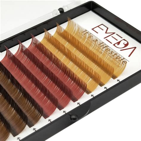 colored eyelashes color eyelash extensions volume lash extensions py1 emeda eyelash