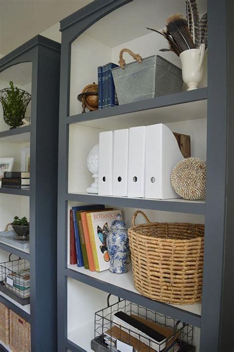 Check Out The Diy Bookshelves In This Home Office Makeover Paint