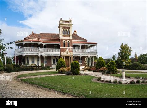 Langford Homestead Edwardian Mansion At Walcha Nsw Australia Stock