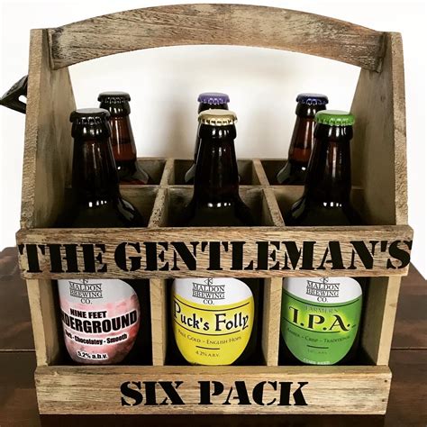 The Gentlemans Six Pack Keep Sake Beer Including 6 Beers