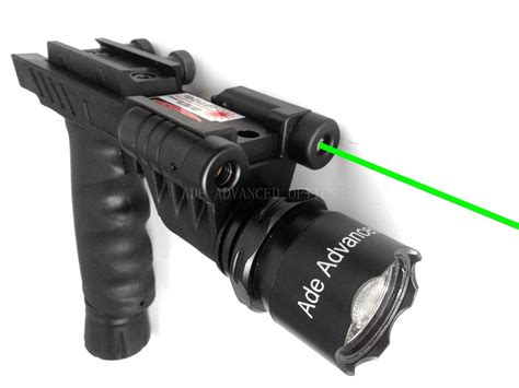 Hg03 Rifle Vertical Foregrip Grip 600 Lumen Flashlight And Green
